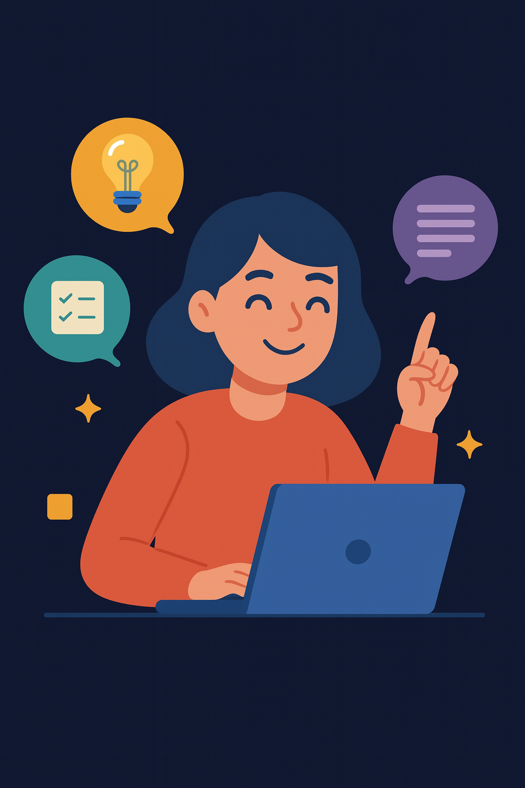 Student using Sparkstr