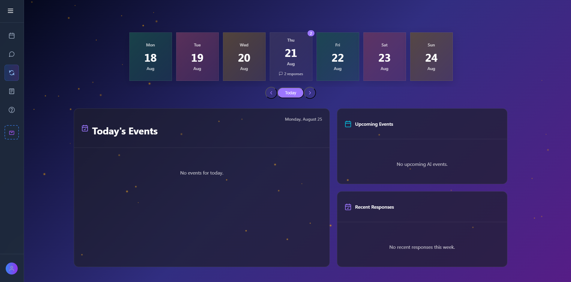 Response View for events